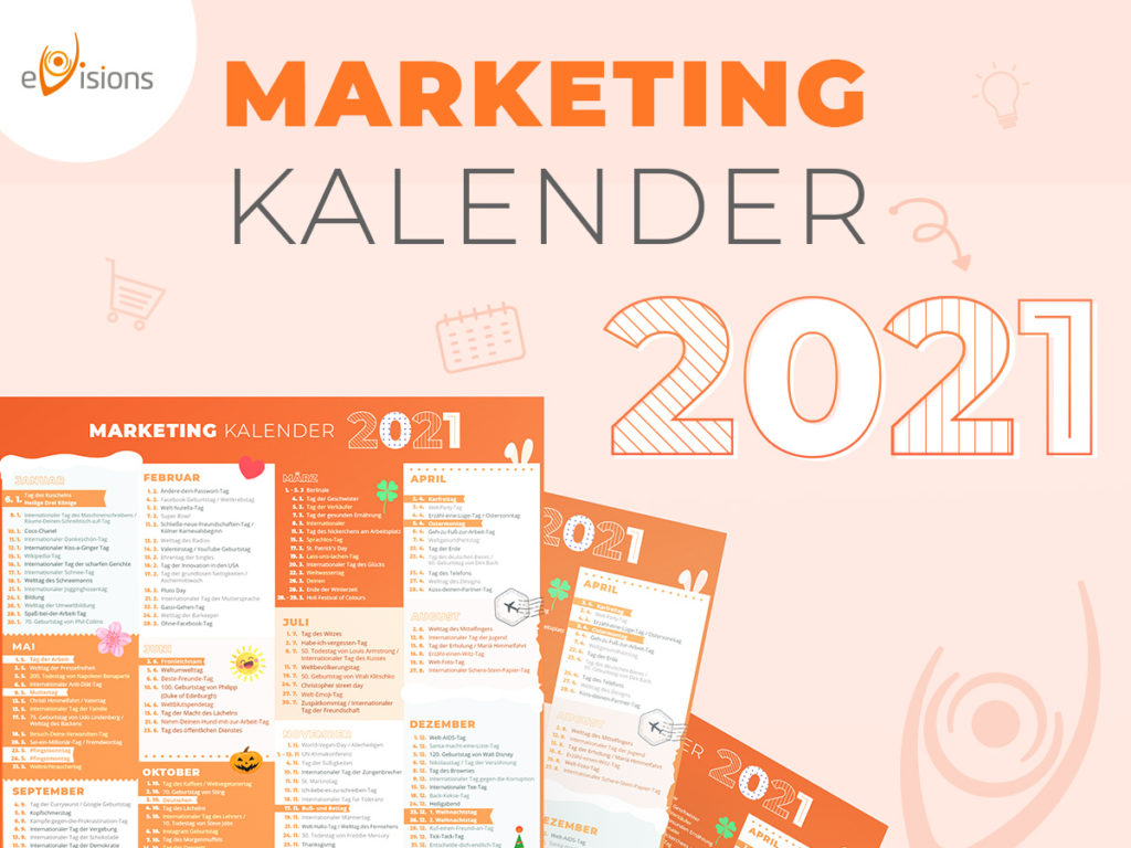 evisions: Marketing Kalender 2021